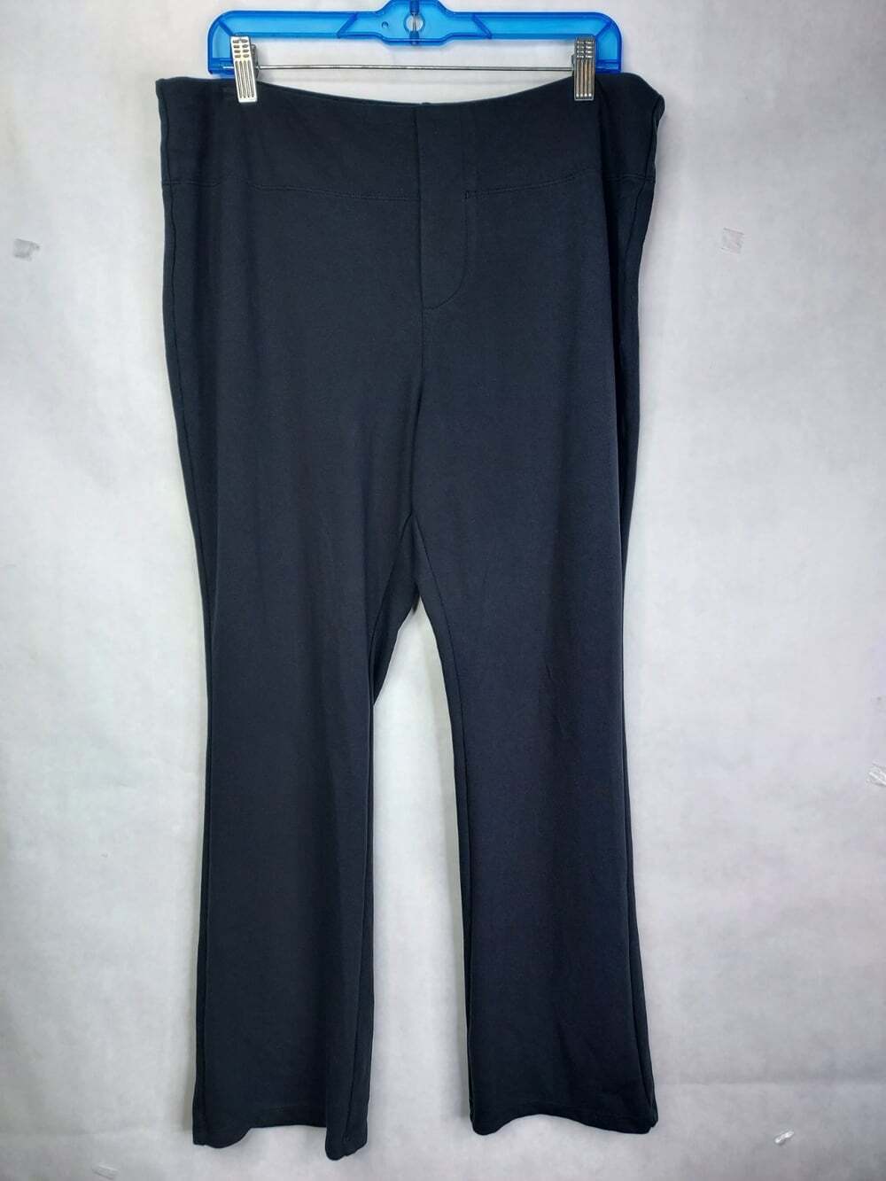 Halara Flex™ High Waisted Back Side Pocket Slight Flare Work Pants Sz XL Crop - Picture 3 of 16